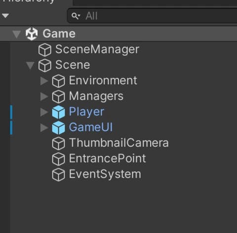 Create a SceneManager to handle top level scenes