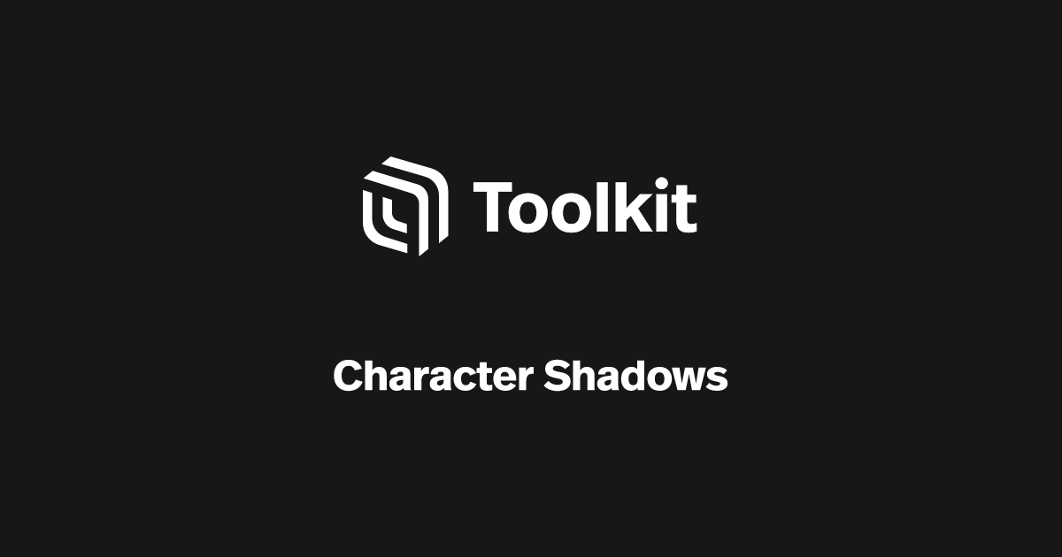 Character Shadows | Spatial Creator Toolkit