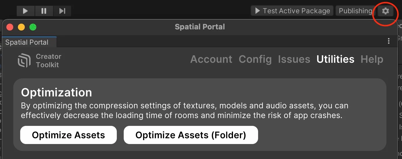 Optimize assets with the Asset Import tool