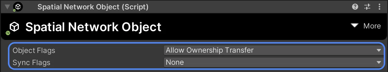 Network Object Properties